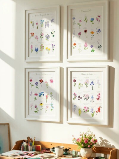 Affiches 4 saisons A3 - Anna Illustrations