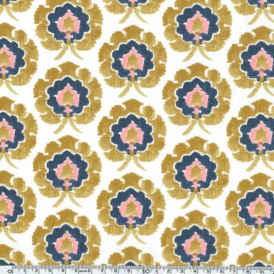 1 mètre de Liberty Tana Lawn™ Bosphorus moutarde coloris A - Motif Personnel