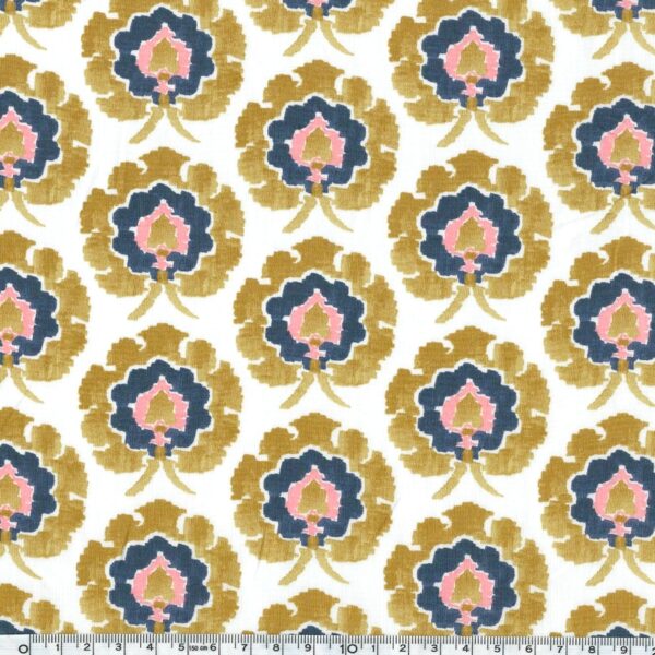 1 mètre de Liberty Tana Lawn™ Bosphorus moutarde coloris A - Motif Personnel