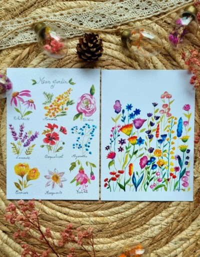 Lot de 2 illustrations - Johanna Colo
