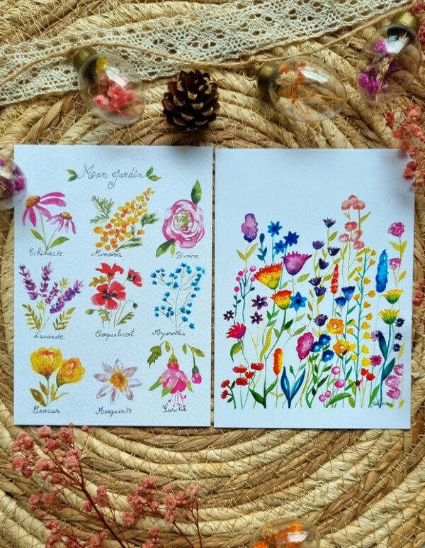 Lot de 2 illustrations - Johanna Colo