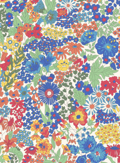 1 mètre de Liberty Tana Lawn™ Margaret Annie multicolore coloris A - Motif Personnel