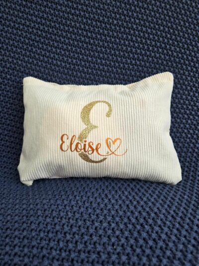 Trousse blanche à personnaliser - Bulle de scrap