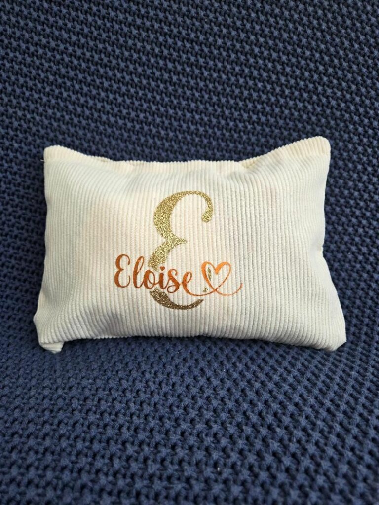 Trousse blanche à personnaliser - Bulle de scrap