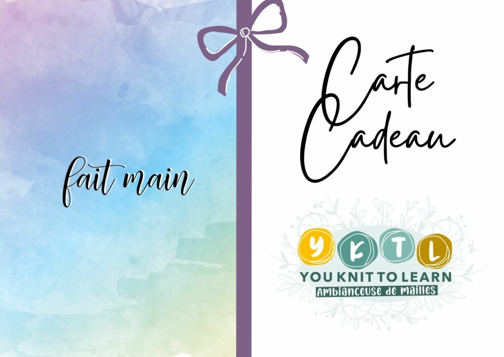Carte cadeau 10 € chez You Knit To Learn