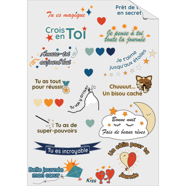 2 planches de transferts textiles - Galoux qui coud tout – Image 2