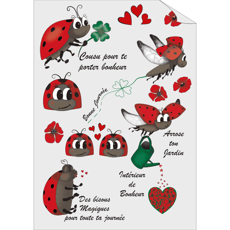 2 planches de transferts textiles - Galoux qui coud tout – Image 3