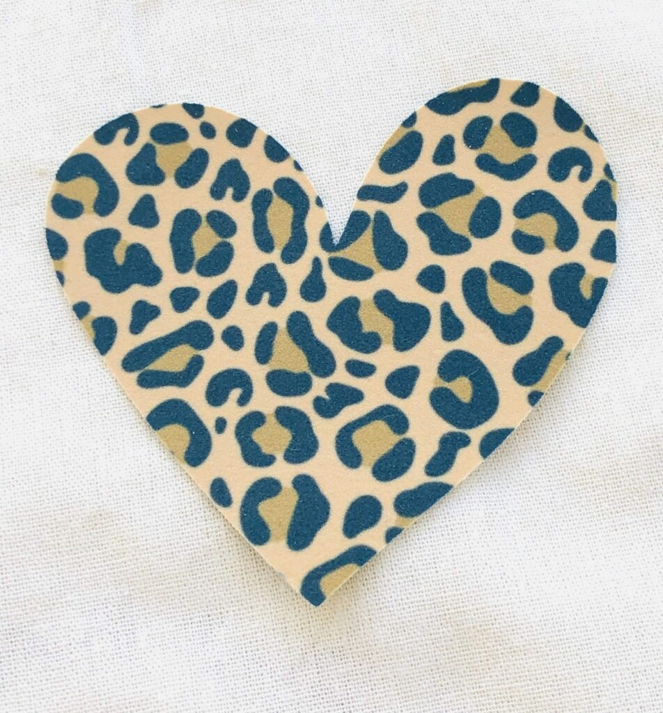 Thermocollant coeur graou velours - QuatreMerveilles